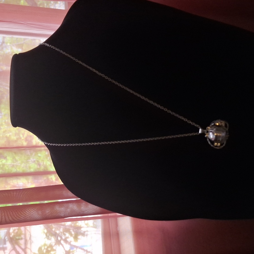 Silver Photo Locket Necklace - Picture 6 of 7